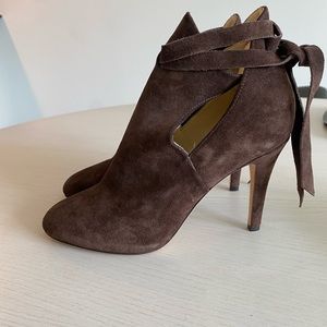 Jimmy Choo Marina Brown Suede Bootie